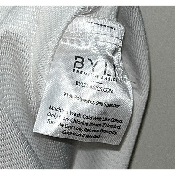 NWT BYLT Button Up Shirt Mens XL White Executive Fit Stretch Performance Preppy - Picture 6 of 6